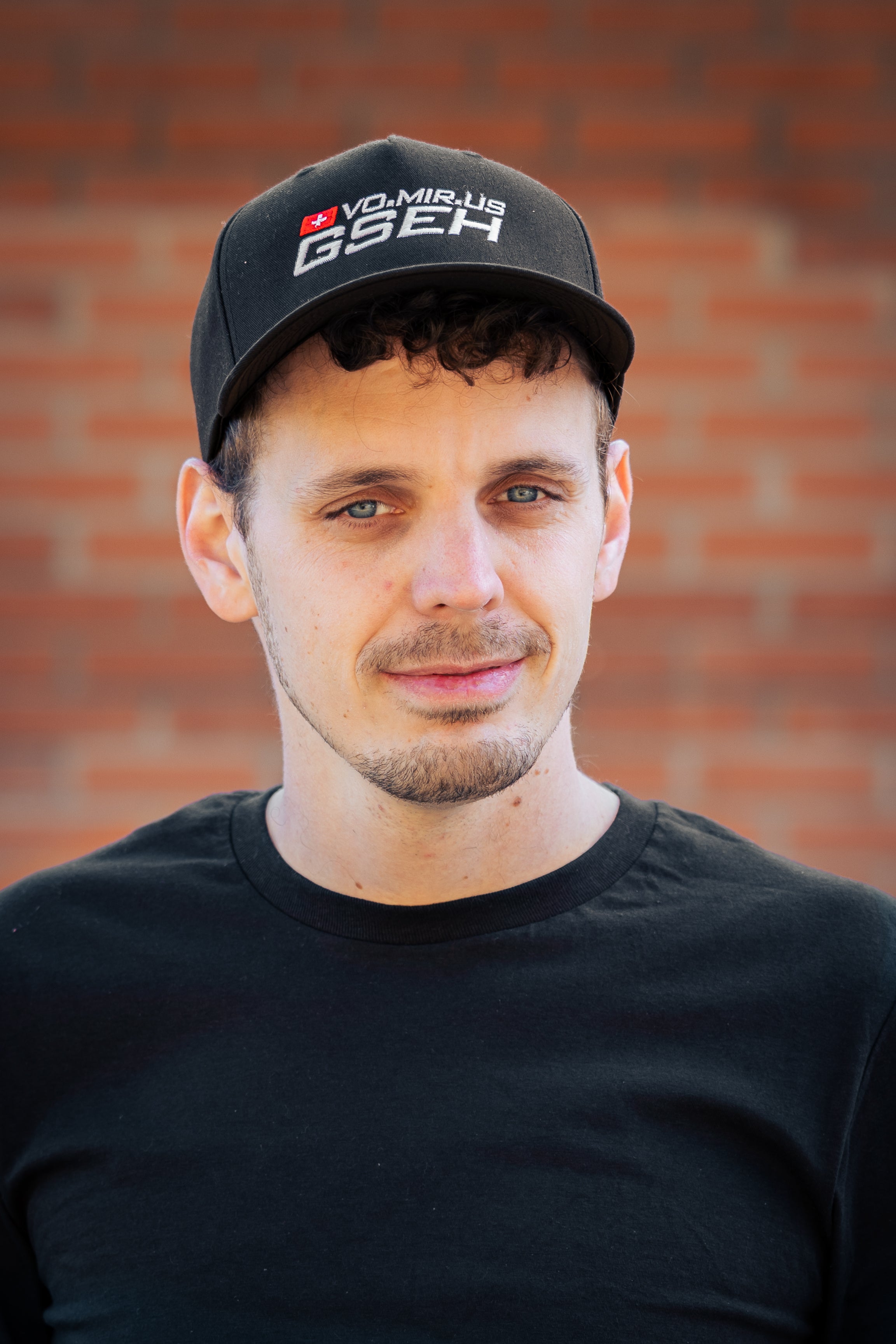 Flexfit 5-Panel Cap Schwarz