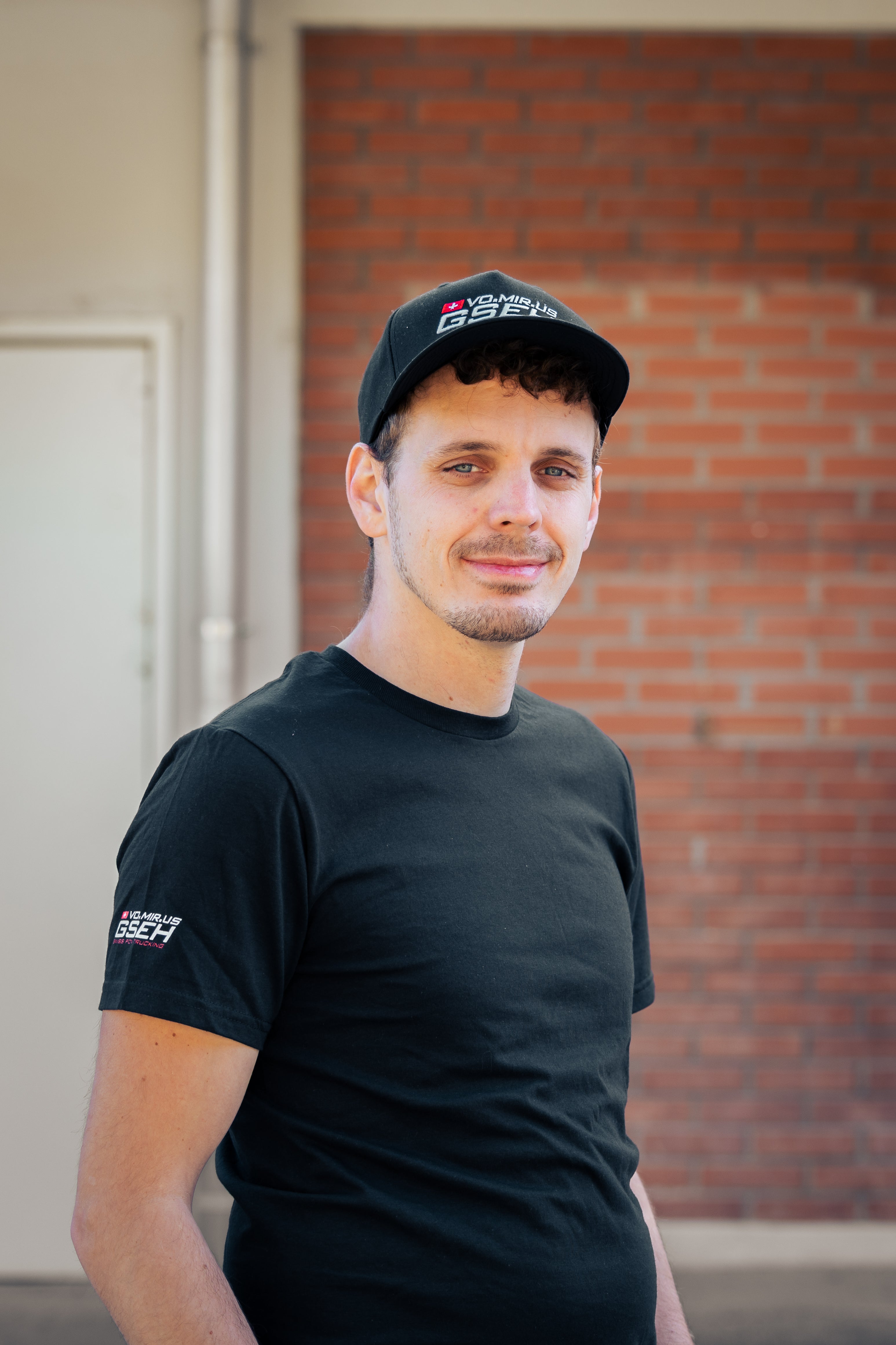 Flexfit 5-Panel Cap Schwarz