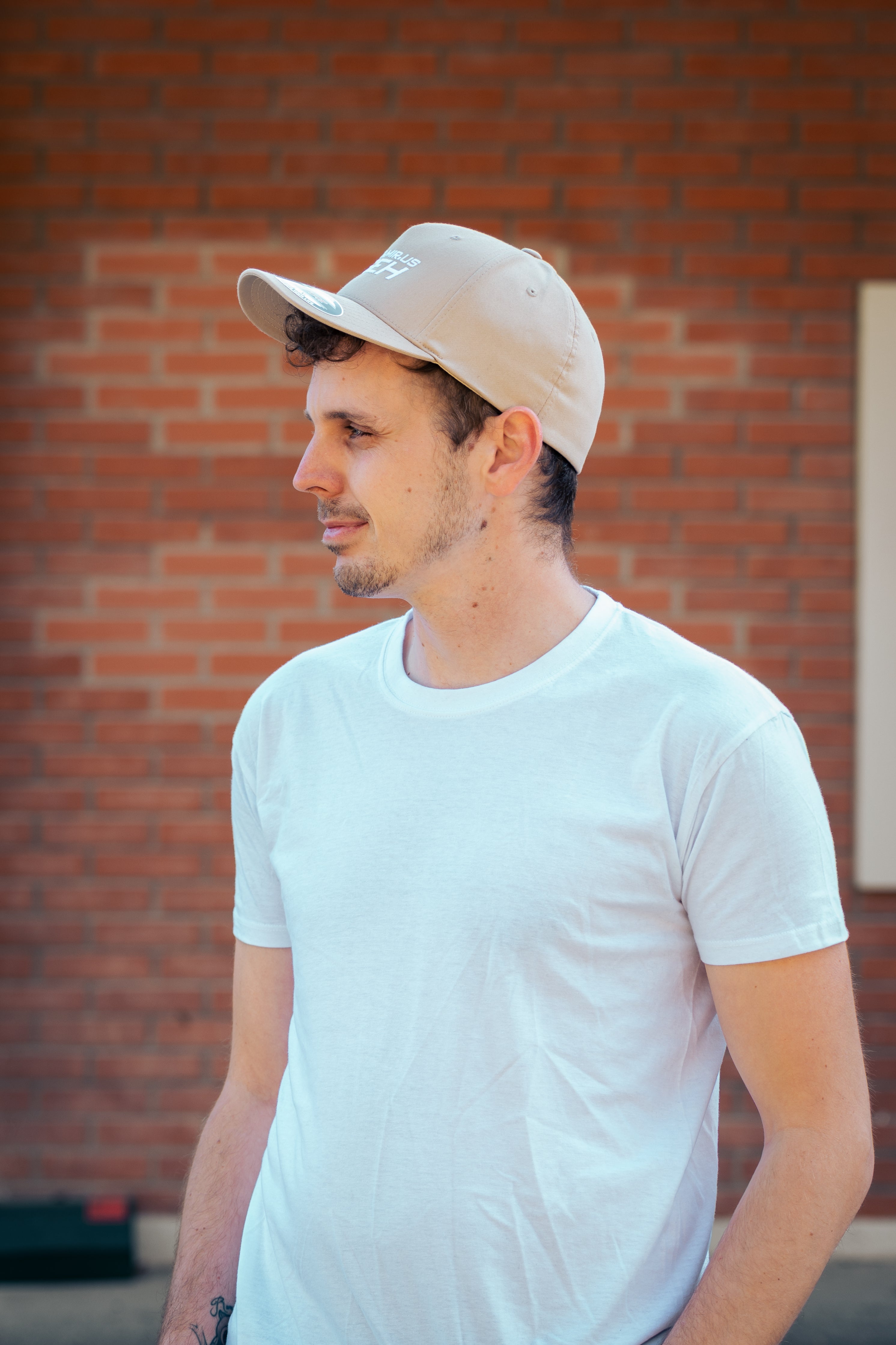 Flexfit 5-Panel Cap Beige