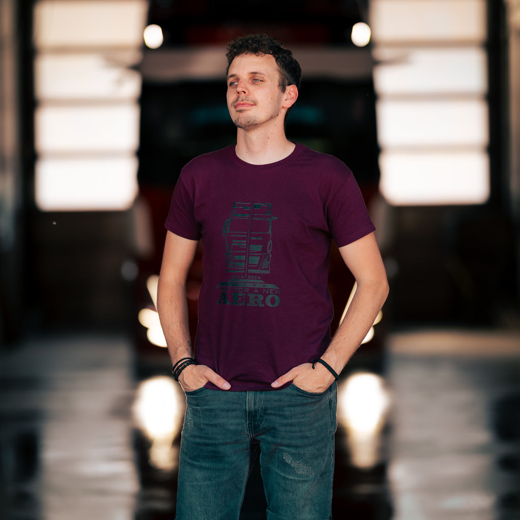 Exklusive Vorbestellung T-Shirt New Aero Bordeaux
