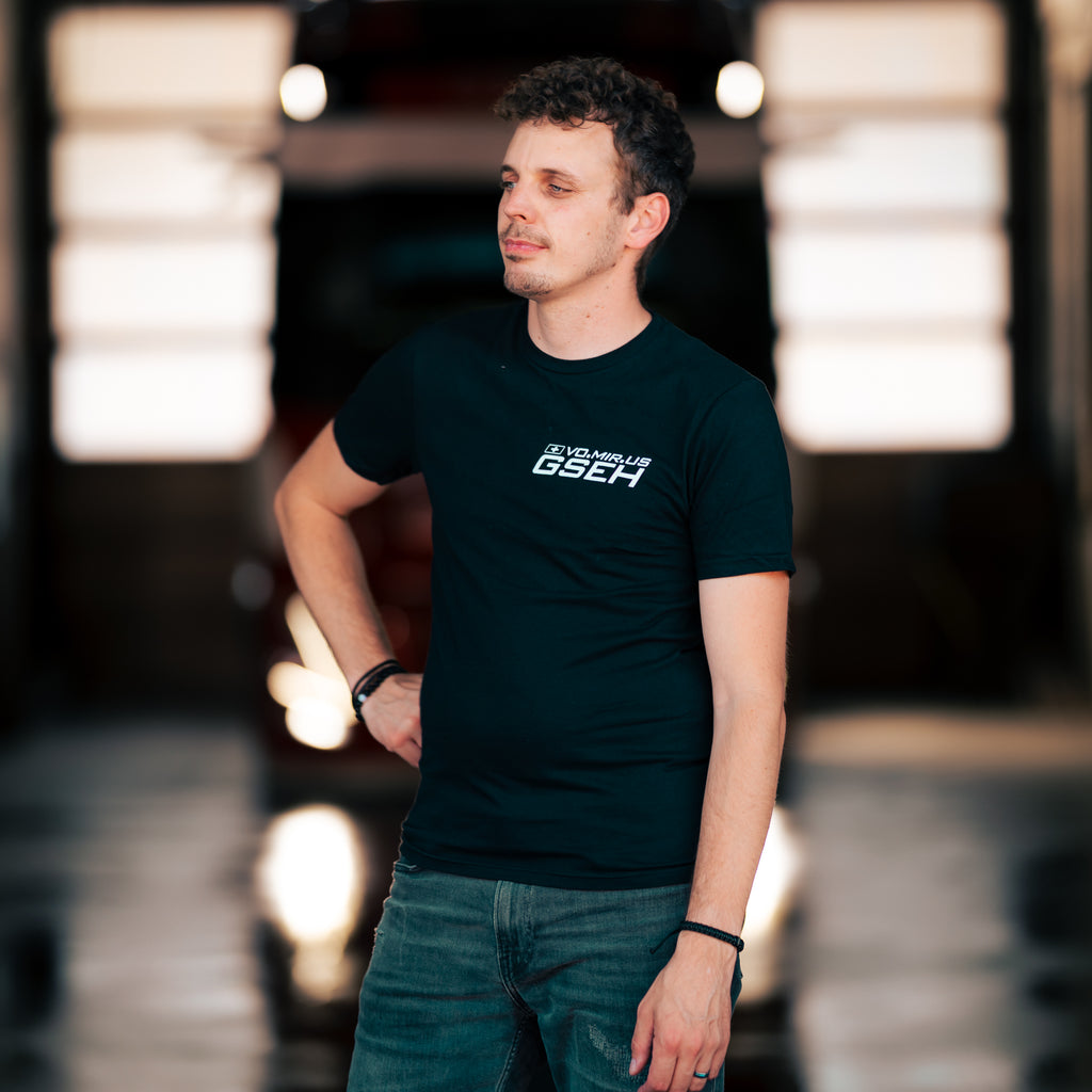 T-Shirt schlicht Schwarz