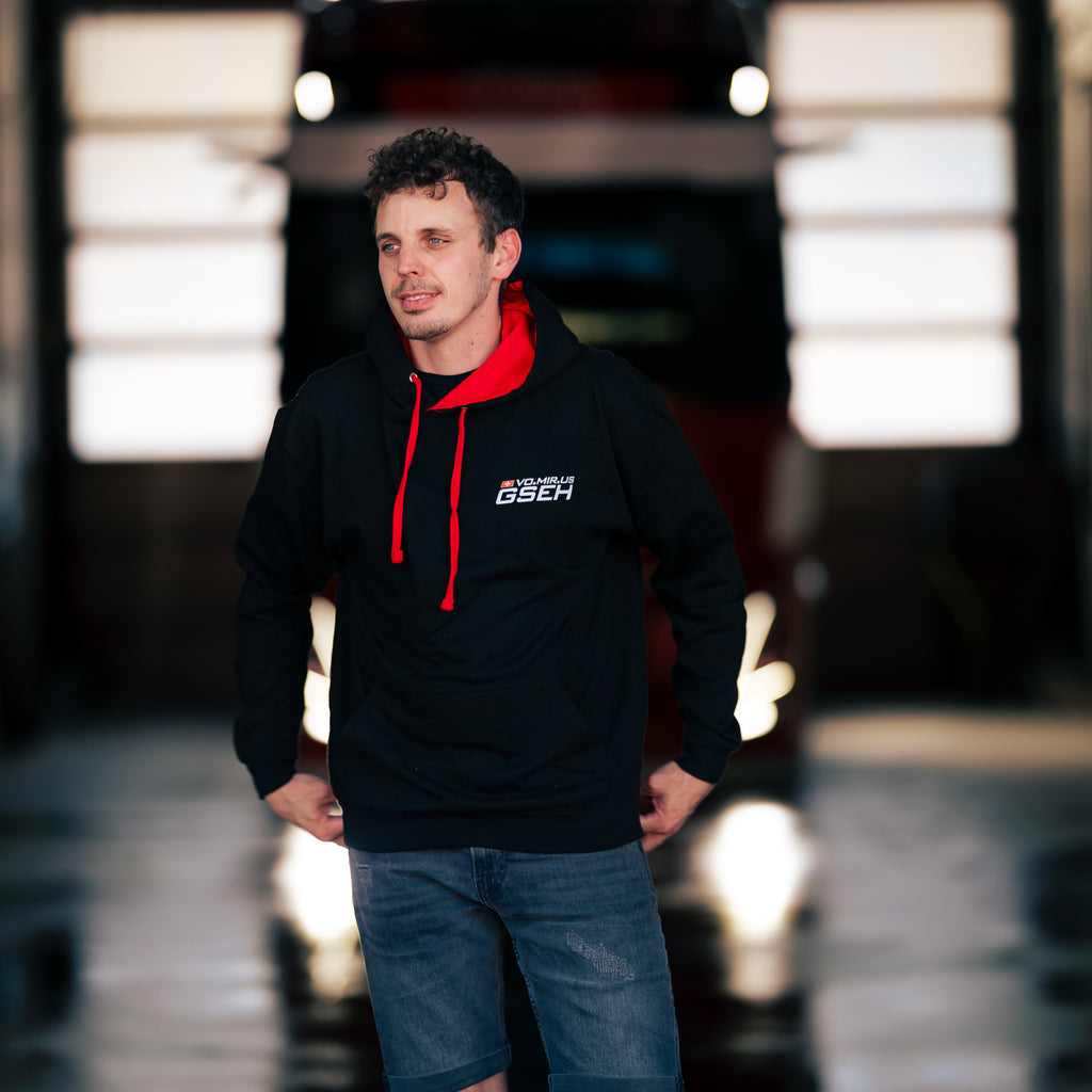 Hoodie Schwarz/Rot Götti Edition