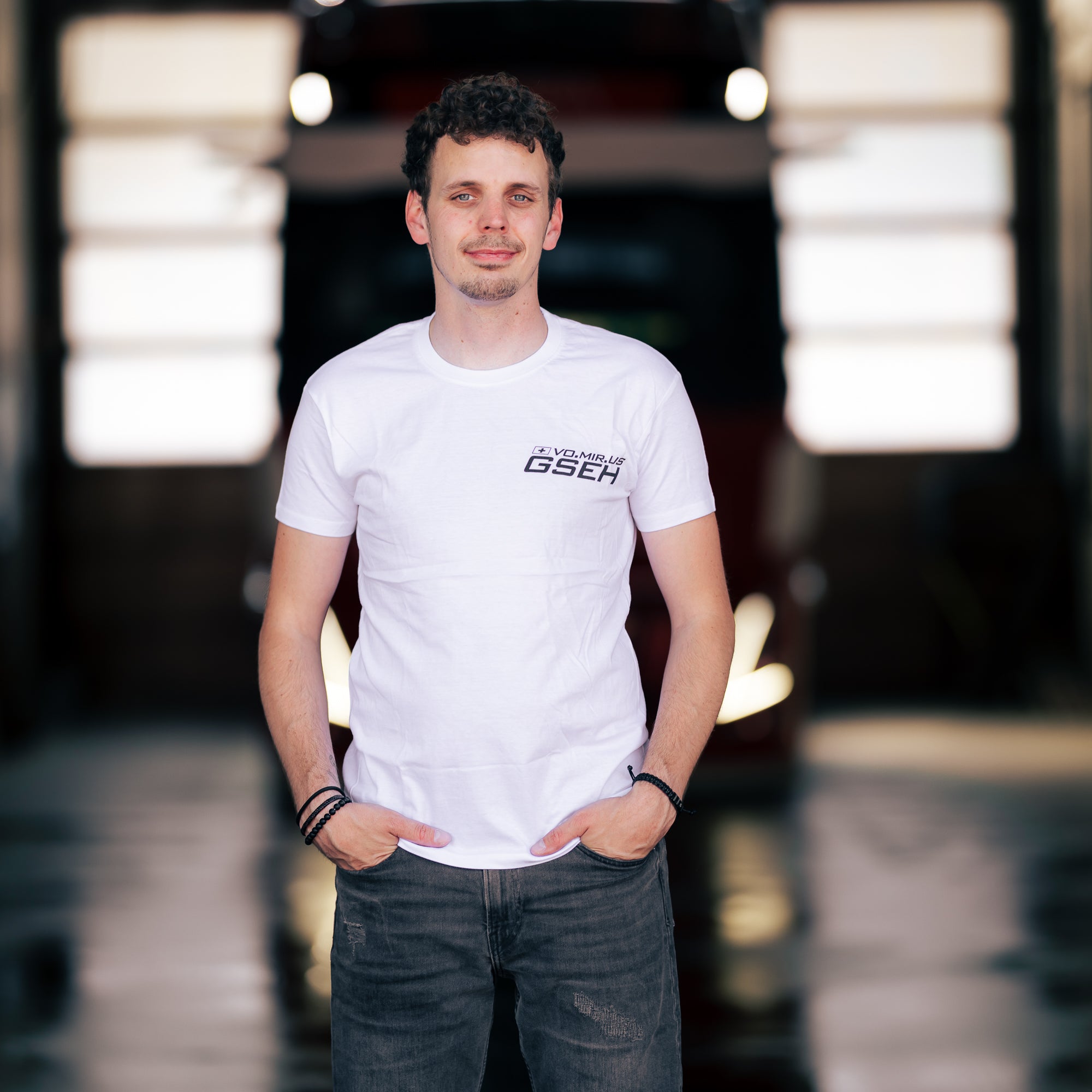 T- Shirt schlicht Weiss
