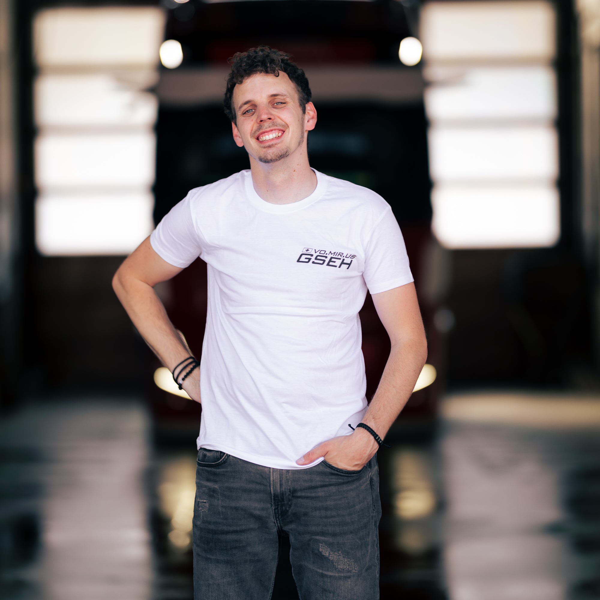 T- Shirt schlicht Weiss
