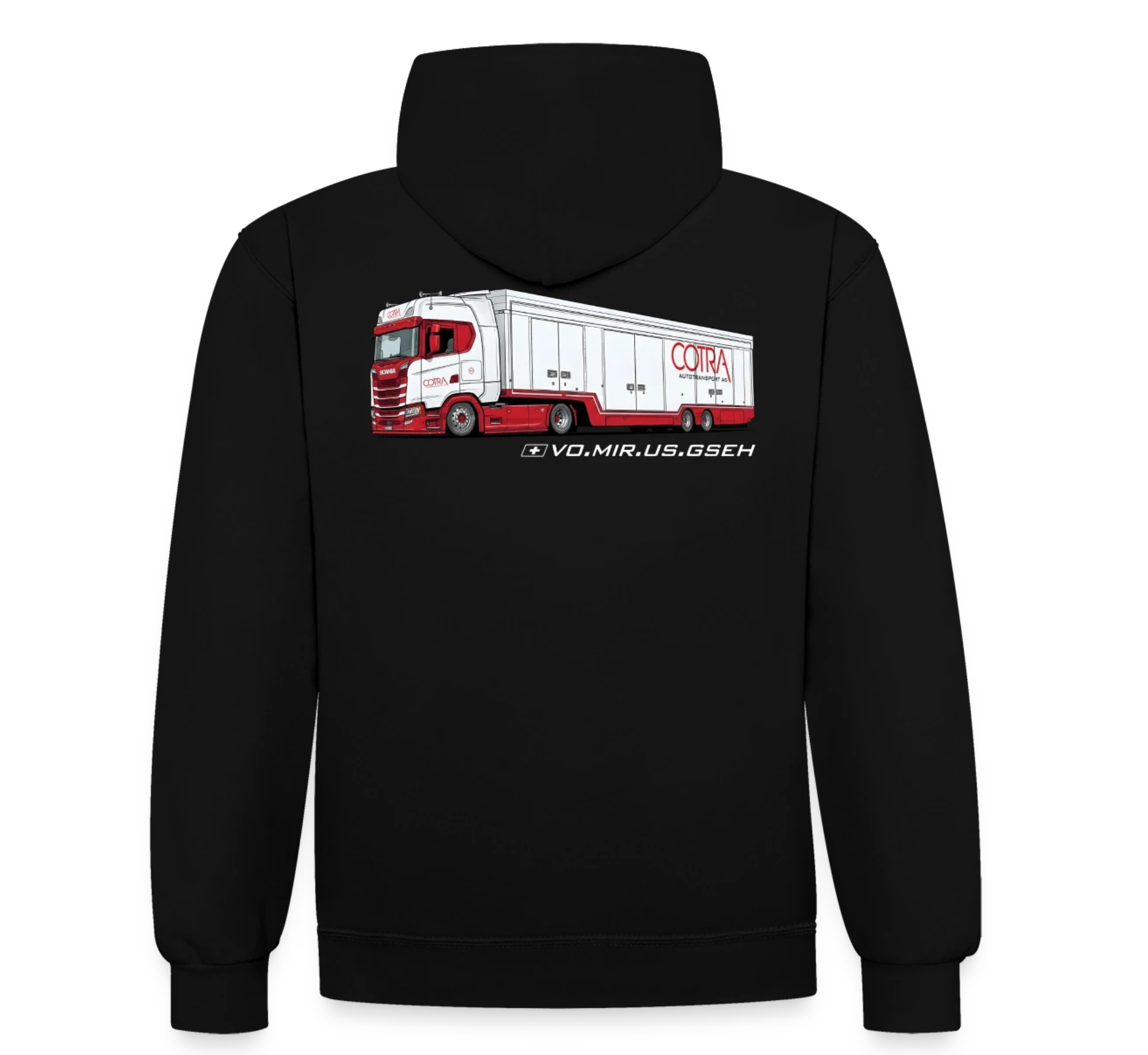 Hoodie Schwarz/Rot Götti Edition