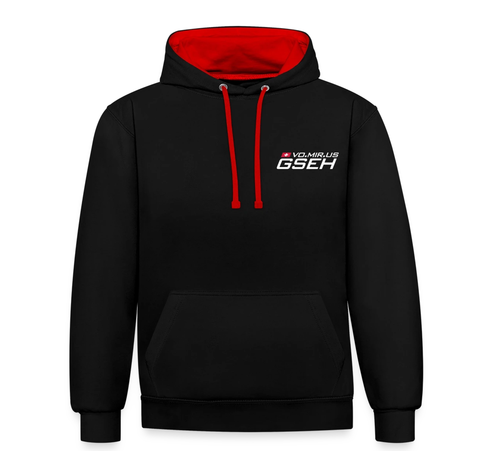 Hoodie Schwarz/Rot Götti Edition