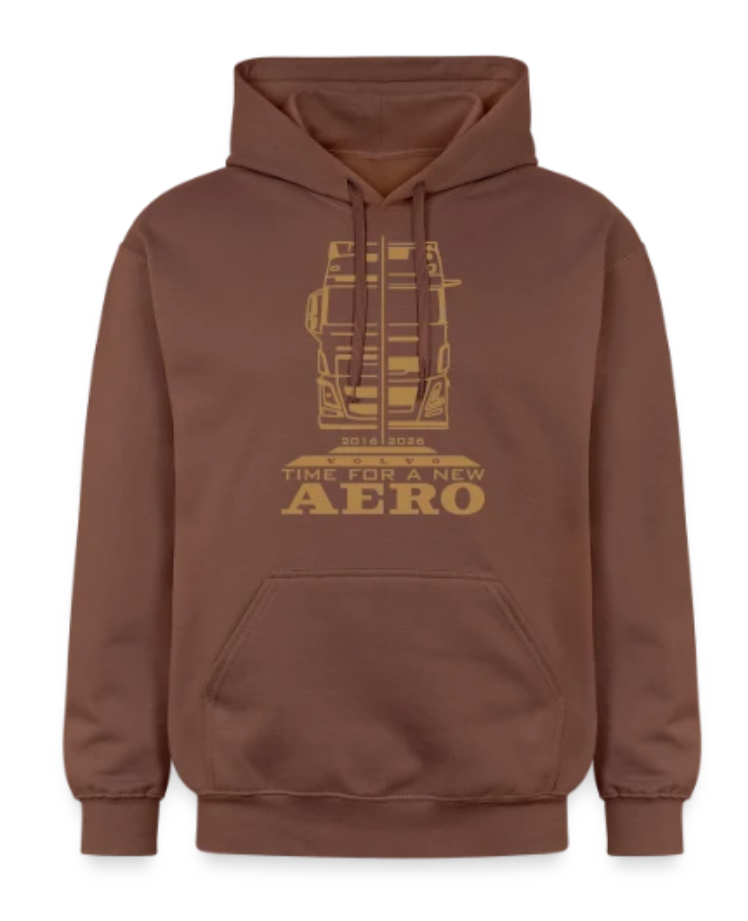 Exklusive Vorbestellung Hoodie New Aero Braun